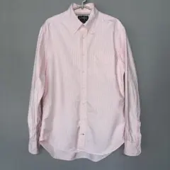 ギットマンブラザーズ ボタンダウンシャツ USA製 ストライプピンク