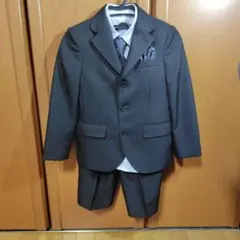 卒業式 男の子　スーツ セット120 ストライプ