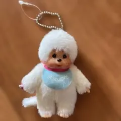 r*認様 モンチッチ カラーズ キーチェーン　　白ホワイト マスコット