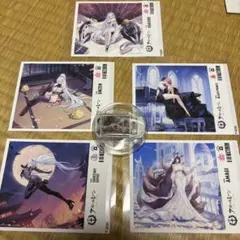 アズールレーン　ラベル缶5種セット+アクキー