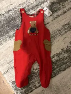 4/2まで　新品未使用　ミキハウス　ロンパース　90-100cm