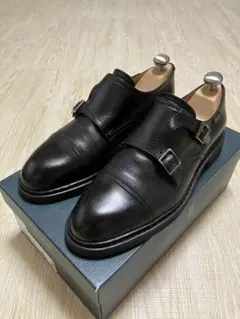 【美品】Paraboot パラブーツPOE ポー 6.5 ダブルモンク