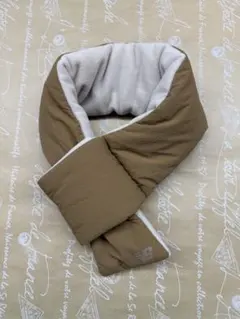 リバーシブルフリースマフラー ブラウン