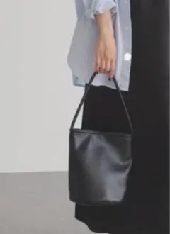 SLOBE IENA バケツバッグ　ブラック