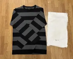 新品agnis b. アニエスベー メンズSレディースMかLボーダーTシャツ長袖
