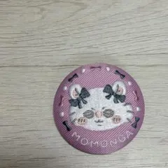 モモンガ　刺繍缶バッチ　未使用