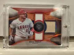 【25枚限定】Topps マイクトラウト選手トリプルレリックカード