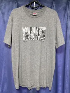 グレー コミックプリント Tシャツ