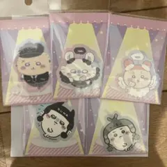 ちいかわ　ダイカットステッカー　モモンガ　古本屋　ラッコ　ちいかわ　5枚セット