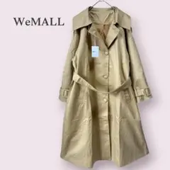 新品【WeMALL】トレンチコート　ベージュ　大人かわいい　オフィス　XL相当
