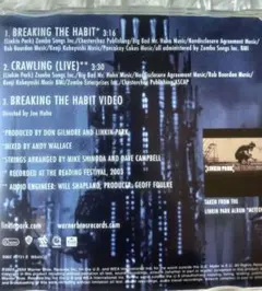 Linkin Park　Breaking the Habit 　全3曲収録