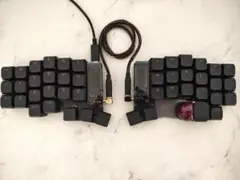 a*r様 【完成品】Keyball44 ロープロファイル ブラック Keyball44｜最終形態は高額なので、なるべく費用を抑えつつ理想