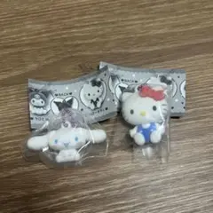 サンリオ ガチャ ふわわフロッキーマスコット キティ シナモン 2個セット