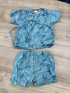 ORIVER CLUB 甚平 サイズ80 青色トンボ柄