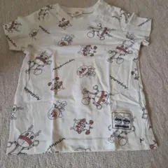 ANPANMAN ロボット柄 半袖Tシャツ ホワイト