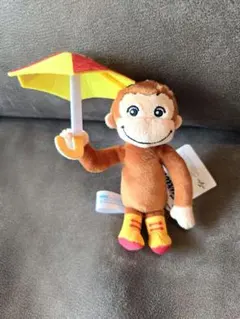 おさるのジョージ マスコット 雨の日