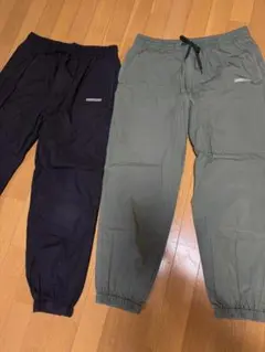 メンズ ワイドパンツ・イージーパンツ 2色セット