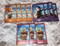 ONE PIECE チェキ風カード ナミ ロビン チョッパー 12枚セット