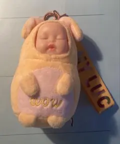 ウサギの赤ちゃんキーホルダー