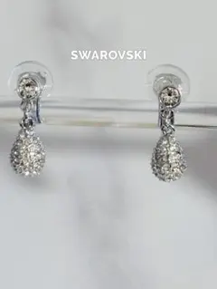 SWAROVSKI パヴェ ドロップ イヤリングのサムネイル