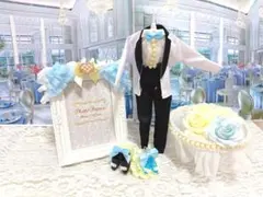 一点物♡ウエディング　ミニチュアタキシード♡Tiffanyの王子様♡リカちゃん服