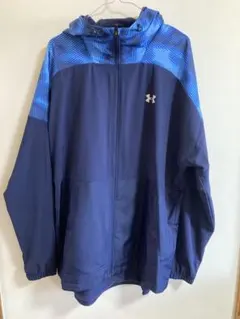 Under Armour 防水ジャケット XL/TG/EG ネイビー/ブルー