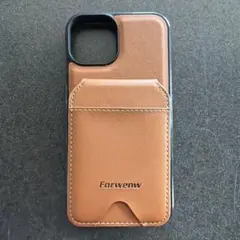 Fortwenw iPhone14 マグネット式ケース キャメル