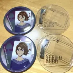 名探偵コナン　工藤有希子　缶バッチ　USJ