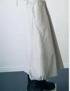 ZARA ナイロンストッパースカート XS