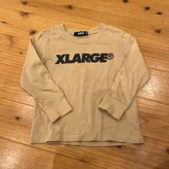 X-LARGE ベージュ Tシャツ 100