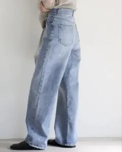 【美品】selectMOCA / スラブストレートデニムパンツのサムネイル