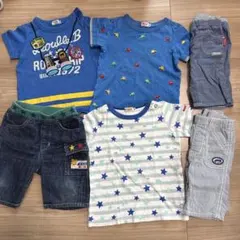 ミキハウス ダブルB Tシャツ パンツ セット 90cm