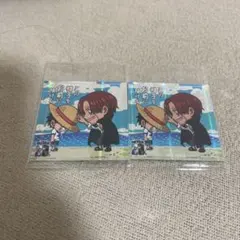 ワンピースウエハース　モンキーDルフィ&シャンクス(secret)