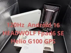 120Hz HEADWOLF Fpad6 SE Helio G100 GPS