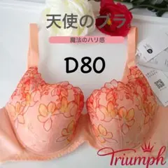 トリンプ　天使のブラ魔法のハリ感 ブラジャー　D80