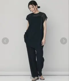 Curensology シェルタリングストレートパンツ　定価22,000円