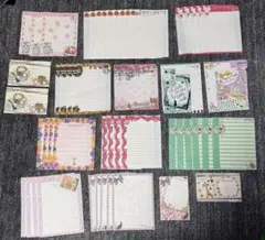 まとめ売り　平成レトロ レターセット 当時もの　平成女児　便箋　封筒　動物