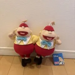 ディズニー 不思議の国のアリス ダム＆ディー ぬいぐるみ ✨レア✨