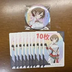 プロセカ 感謝祭 缶バッジ グリーティングカード 10枚 バチャシン MEIKO