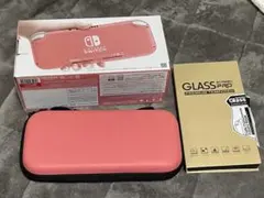 初期化済みNintendo Switch Lite ピンク 本体ケースソフト付き