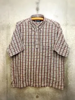 CHAPS チャップス　ラルフローレン　半袖　シャツ　プルオーバー　チェック