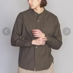 【BEAUTY&YOUTH 】ビエラ バンドカラー リラックスレギュラー シャツ