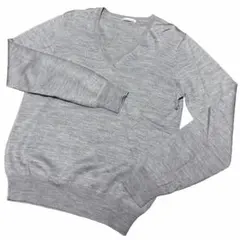 ユニクロ ウォッシャブルニットセーター Vネック Lサイズ