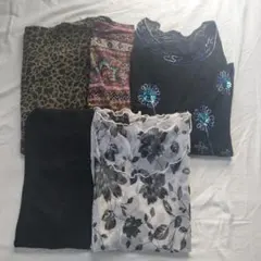 お値下げ☆シースルーレディース トップス セット 5点