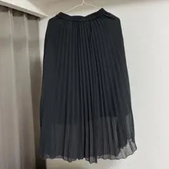 GU ブラック プリーツスカート Sサイズ