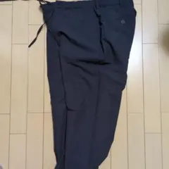 ノータックパンツ (ストレッチサーカー)ネイビーのサムネイル