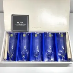 【TK】未使用 HOYA クリスタル グラス 5客セット ビアグラス