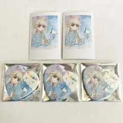 わんだふるぷりきゅあ ユキ マルイ 缶バッジ&カード