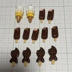 デコパーツ　アイス③ ミニチュア　まとめ売り