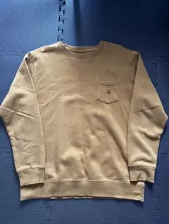 COEN ベージュ ポケット付きスウェット L